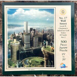 Loyal H Chapman Infamous Golf Holes World Trade Center Twin Towers Puzzle Vtg